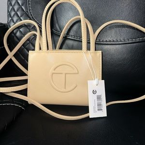 Small cream Telfar bag